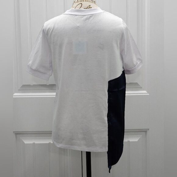 🌸Hayden Los Angeles, asymmetrical Navy and White Top. NWT-SIZE Medium - Picture 6 of 7